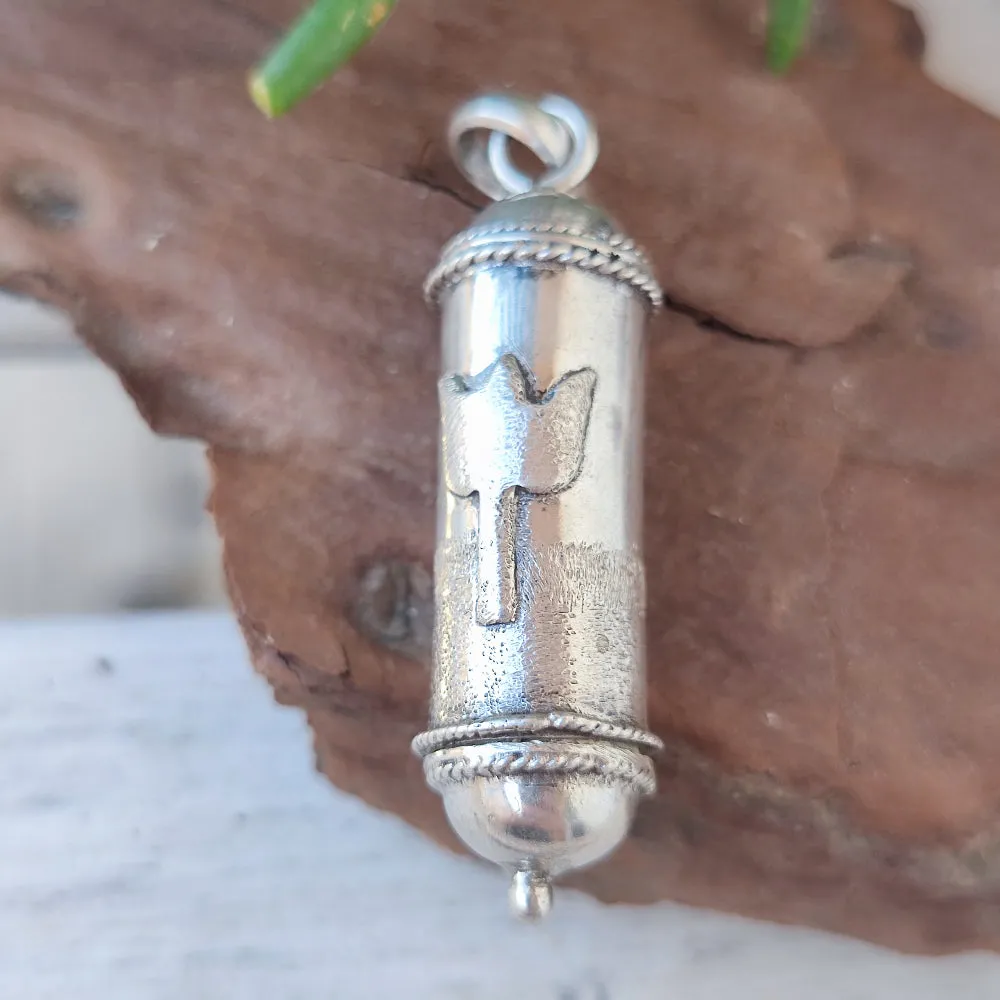 Antique Silver Pendant with PRAYER HOLDER - ARSOLAW