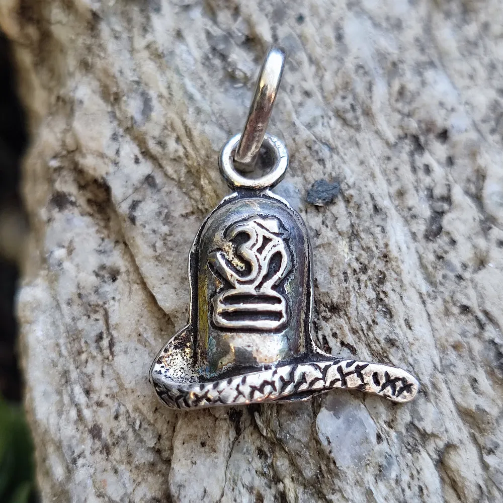 Ethnic Pendant in 925 Silver Shiva Lingam - LUMPO