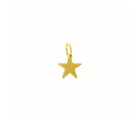Ciondolo Stella Oro Giallo 18kt