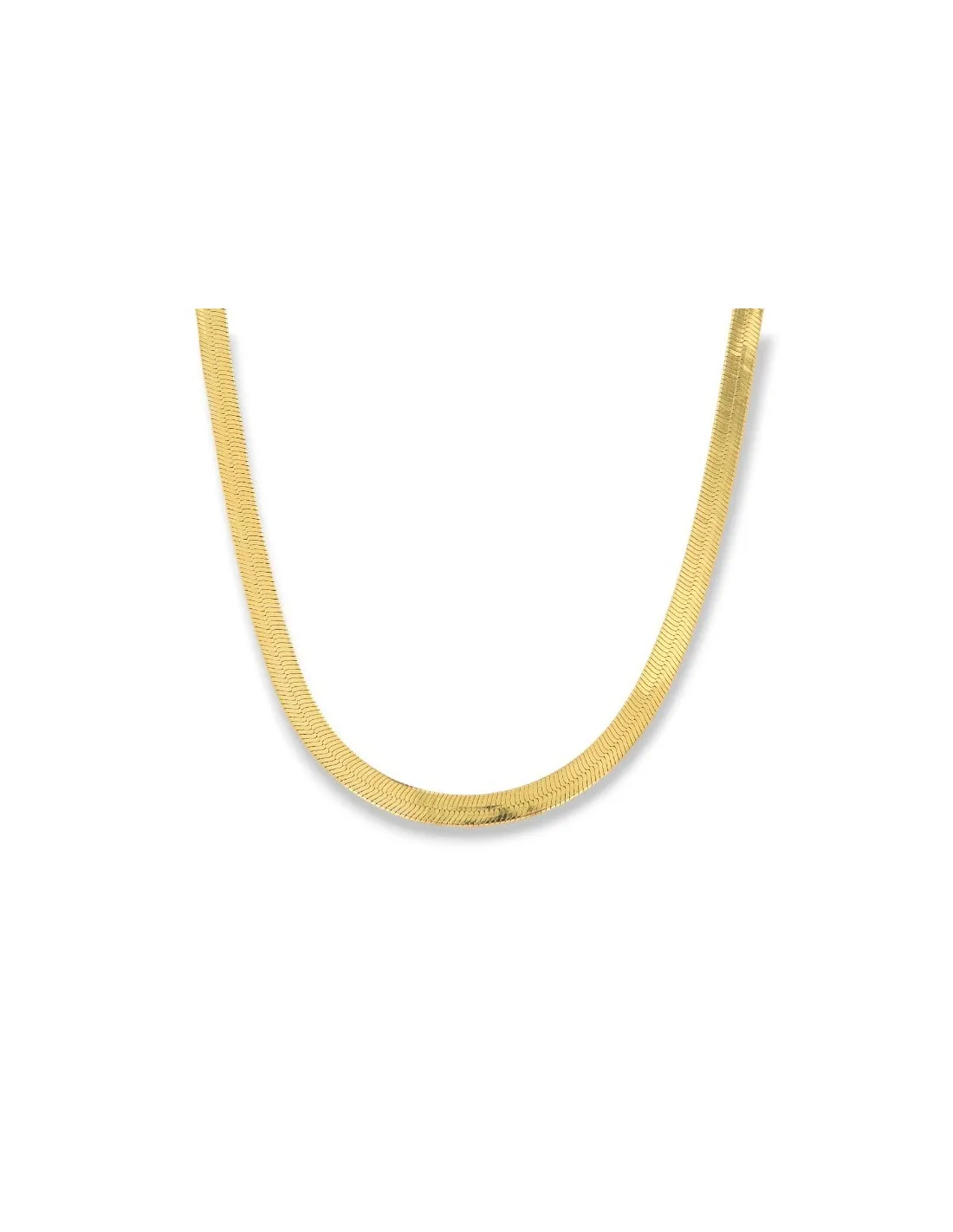 Collana Argento Rodiato Coda Di Topo Piatta Taglia 40 colore Arg taglia 40