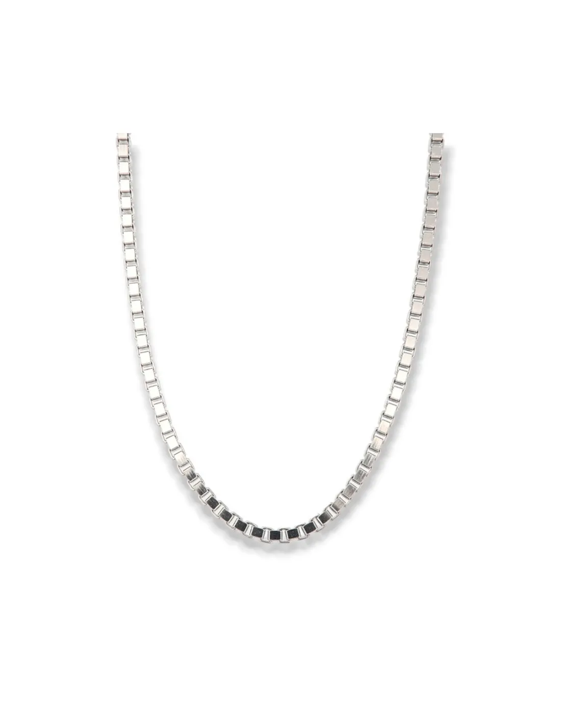 Collana Argento Rodiato Veneziana Grande