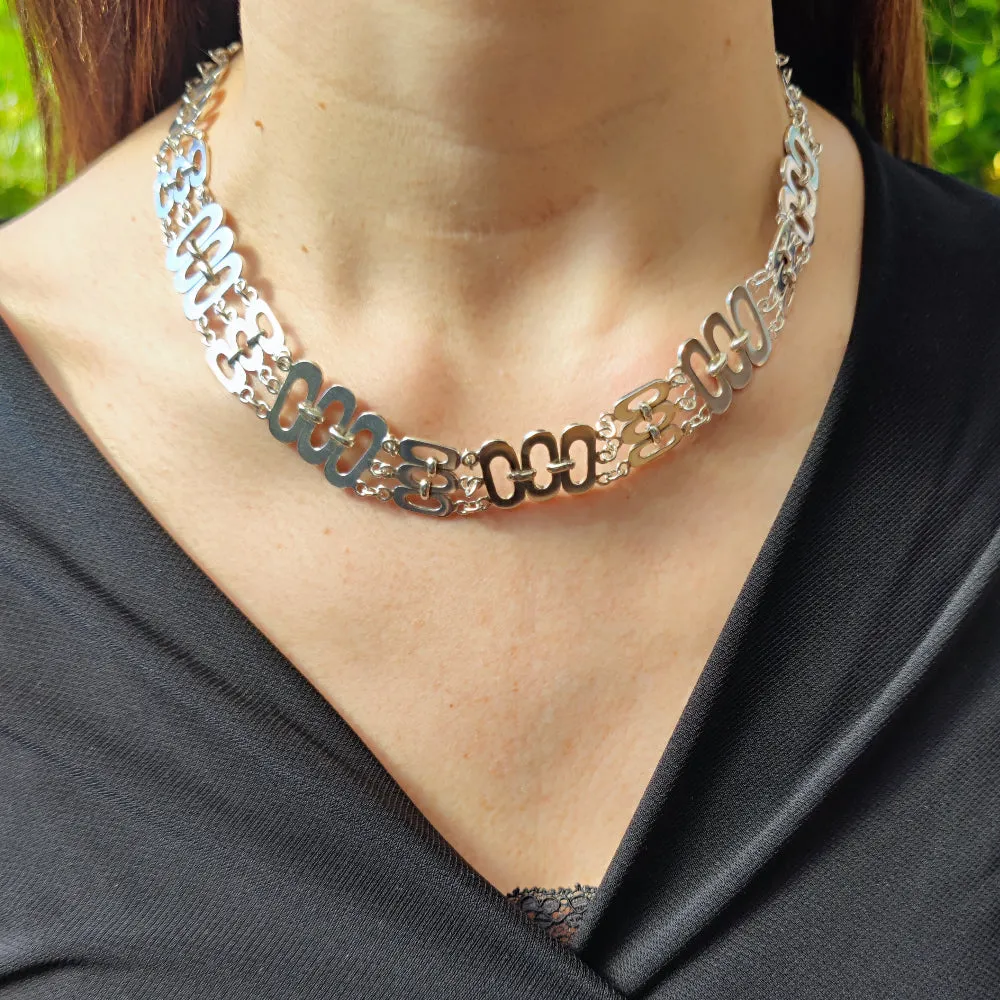 Handcrafted necklace in 925 silver - GINGER
