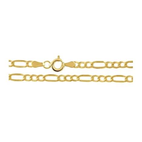 Collana Figaro Piatta Oro Giallo 9kt