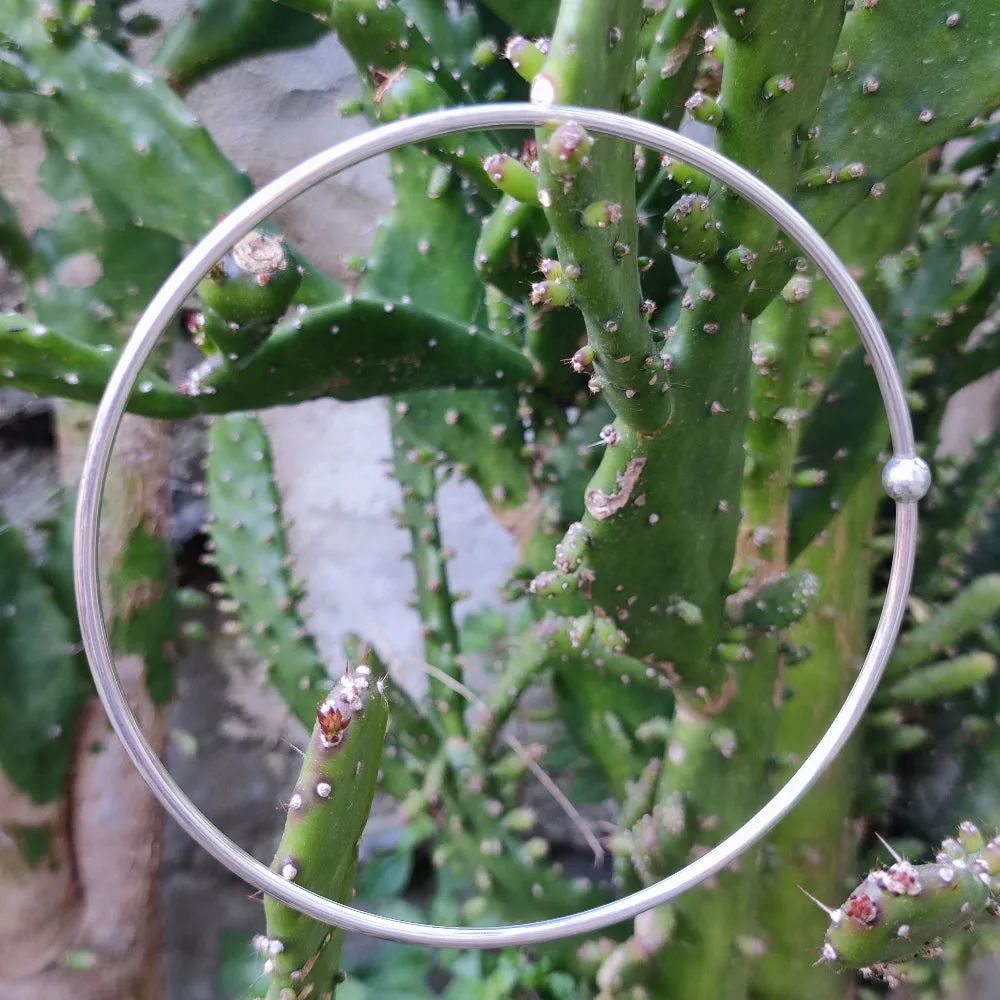 Rigid ethnic NECKLACE in 925 silver - RAMNAGAR