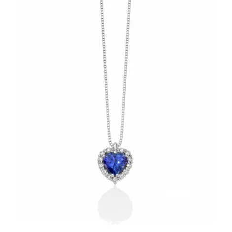 Collana Miluna Tanzanite 0,46 ct e Diamanti 0,10 ct G SI CLD4464