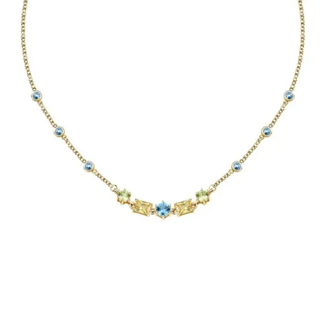 Collana Morellato Collezione Colori Acciaio Cristalli Colorati