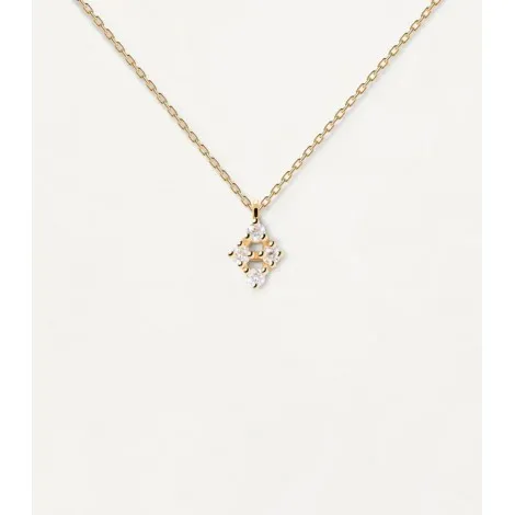 Collana PDPAOLA Arda Argento Zirconi Bianchi CO01-479-U