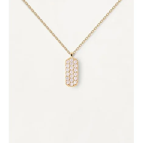 Collana PDPAOLA Icy Argento Zirconi Bianchi CO01-483-U