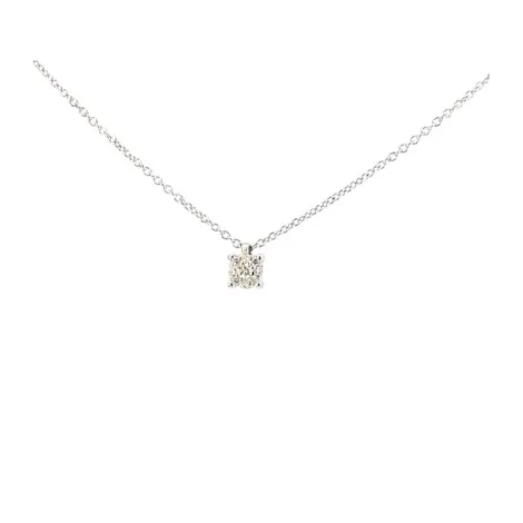 Collana Punto Luce Magic Oro Bianco 18 kt Diamante E/ F SI