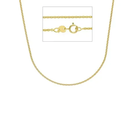 Collana Rolò Sottile Oro Giallo 9kt