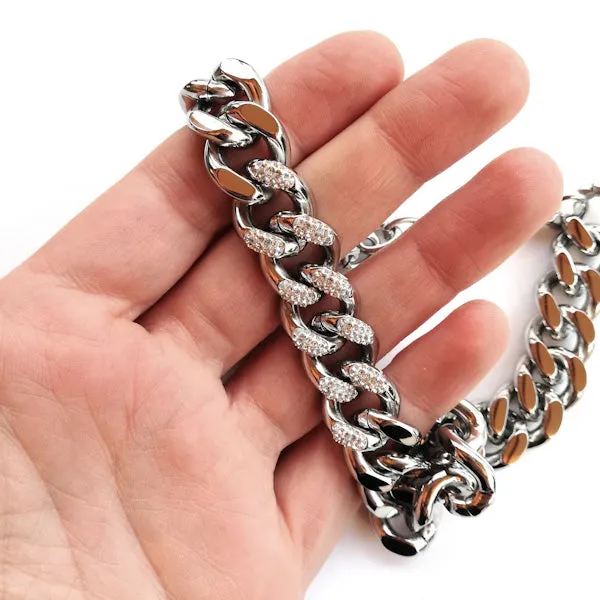 COLLANA GROUMETTE JAKE in acciaio 316 L Chirurgico