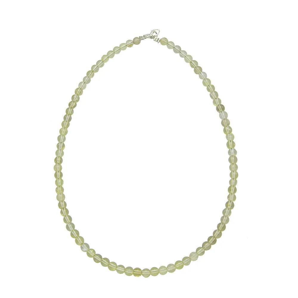 Collana con Topazio Limone – Pietre Sferiche