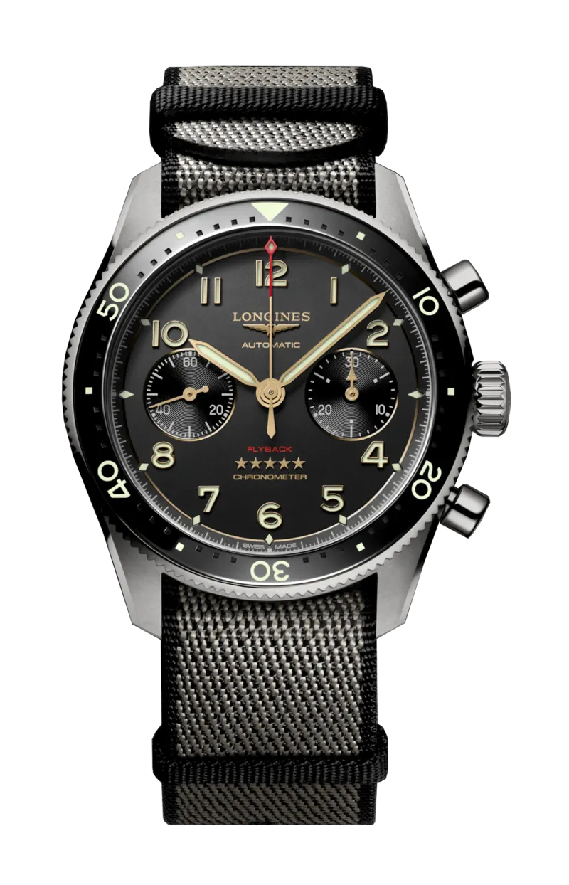 LONGINES SPIRIT FLYBACK TITANIUM - 3.821.1.53.2