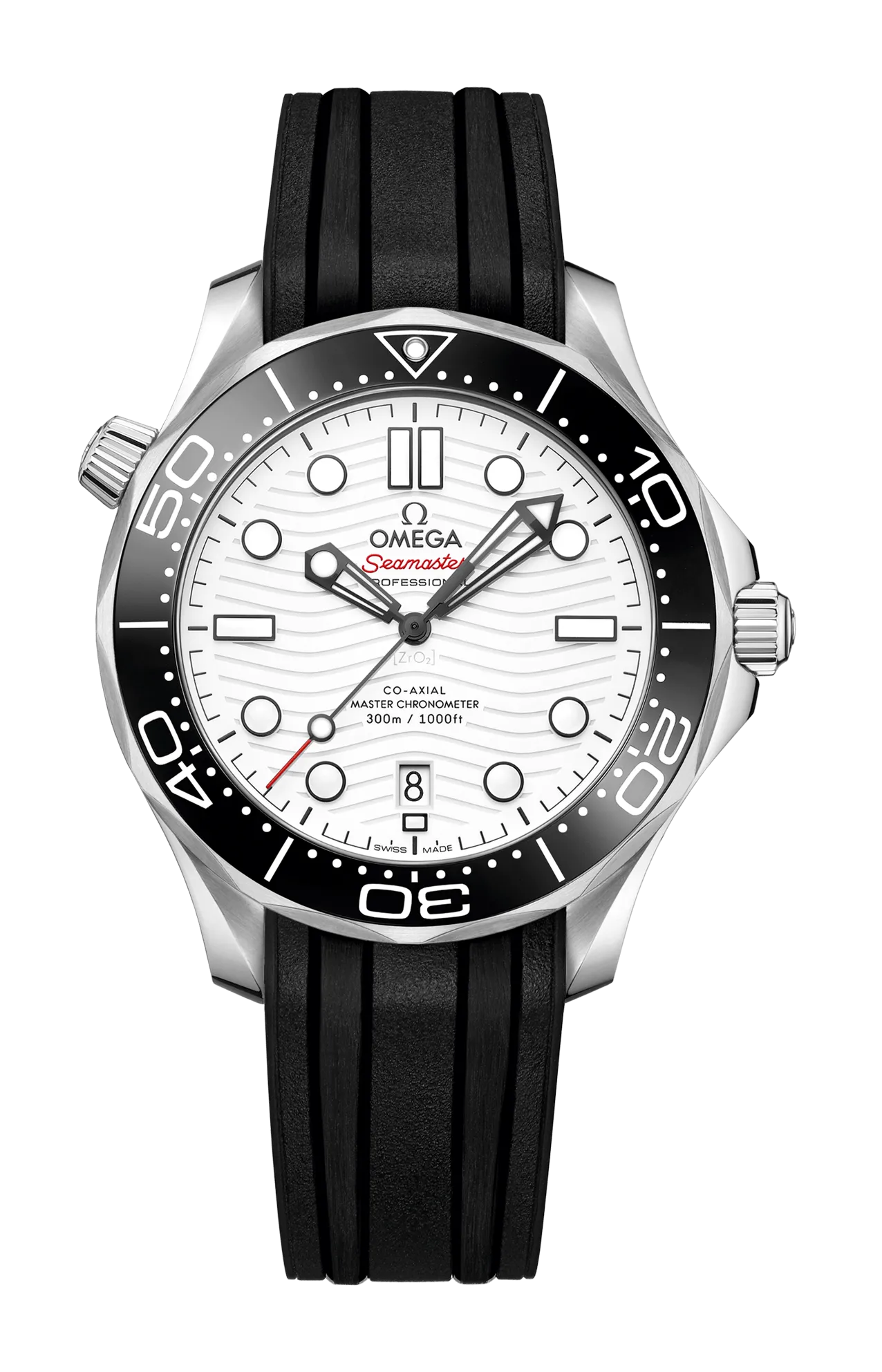 DIVER 300M OMEGA 42 MM, ACCIAIO SU CAUCCIÙ - 210.32.42.20.04.001