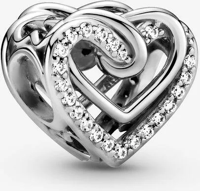 Pandora Funkelnde Verschlungene Herzen Charm 799270C01 Pendente