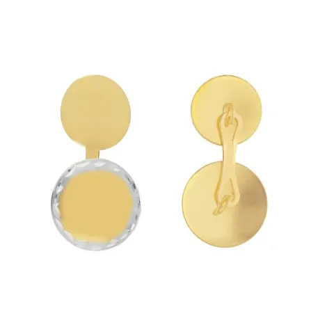 Gemelli Tondi Oro Bicolore 18kt