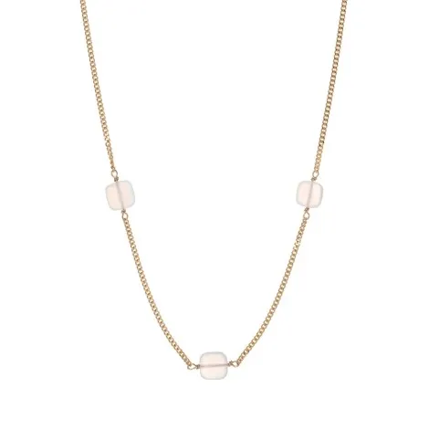 Girocollo Argento Dorato Tre Pietre Agata Chiara