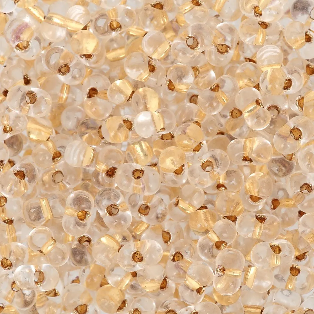 Berry Beads Miyuki 4.5x2.5 mm BB-195 - 24kt Gold Lined Crystal x5g