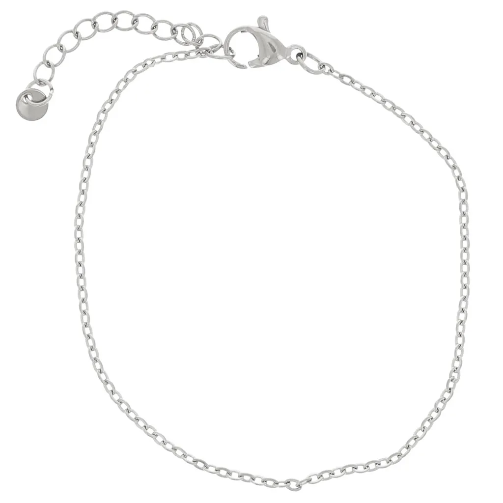 Bracciale a maglia Forzatina da 1,55 mm - Acciaio inossidabile 304 x16.5cm