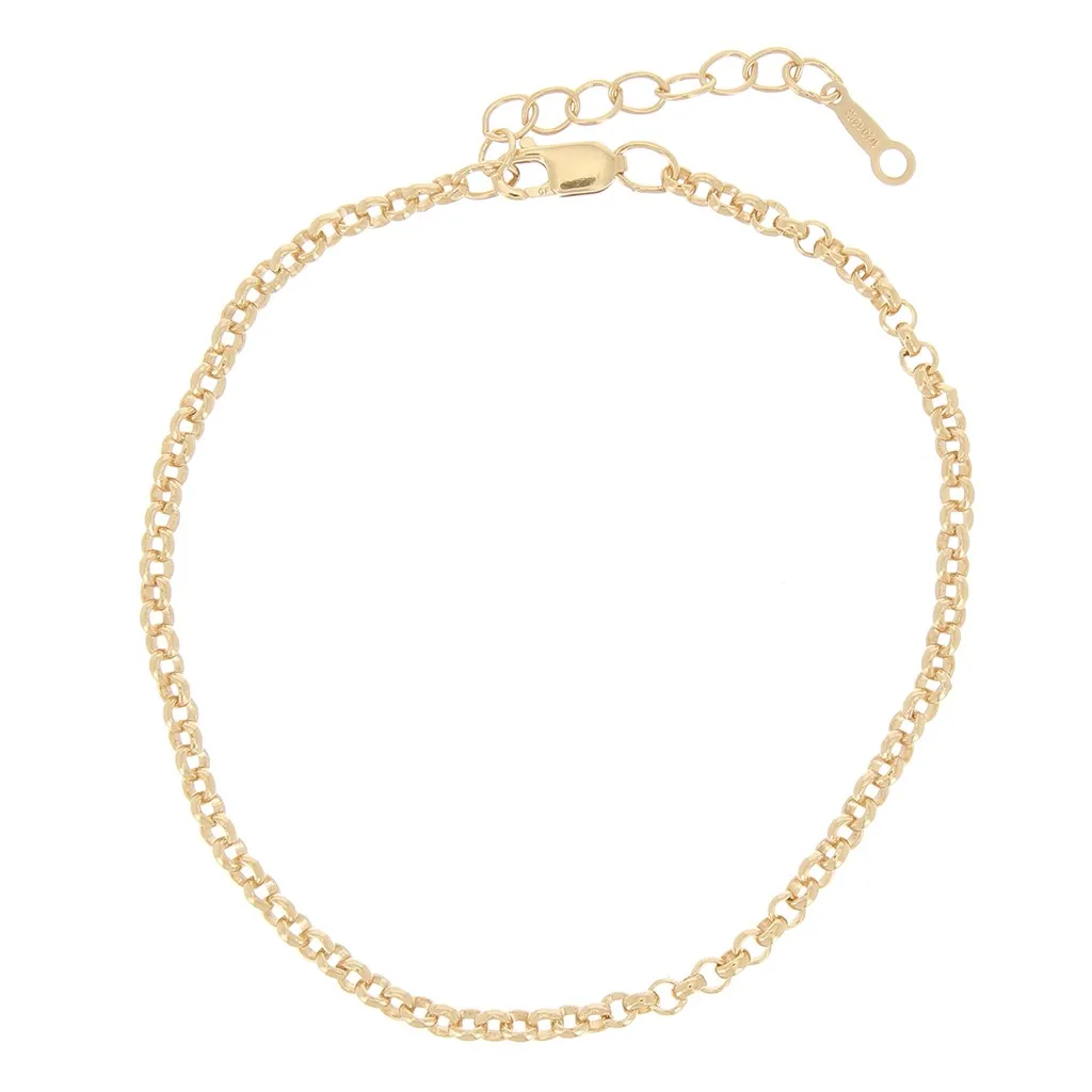 Bracciale maglia Jaseron 2.4 mm Gold filled x16.5 cm