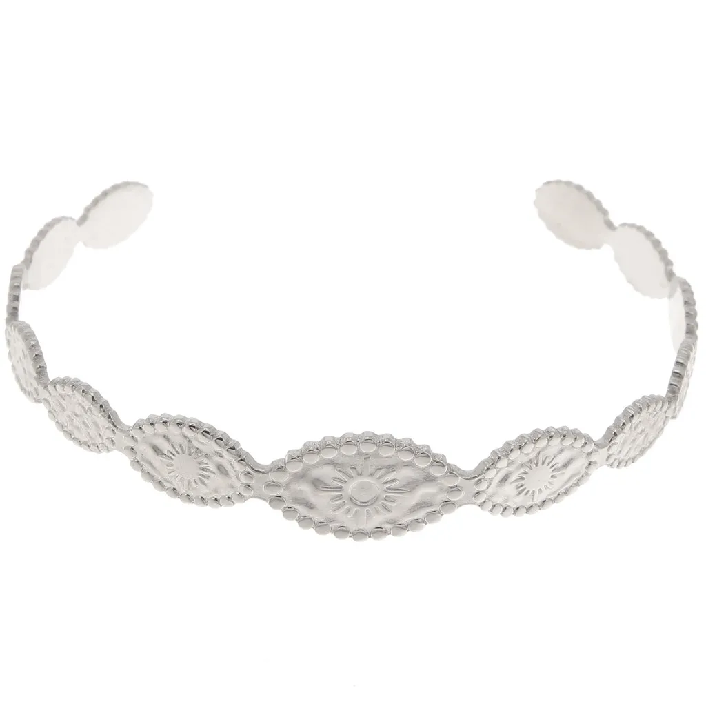 Bracciale ovale regolabile sole 12x155 mm Acciaio inossidabile 304 x1