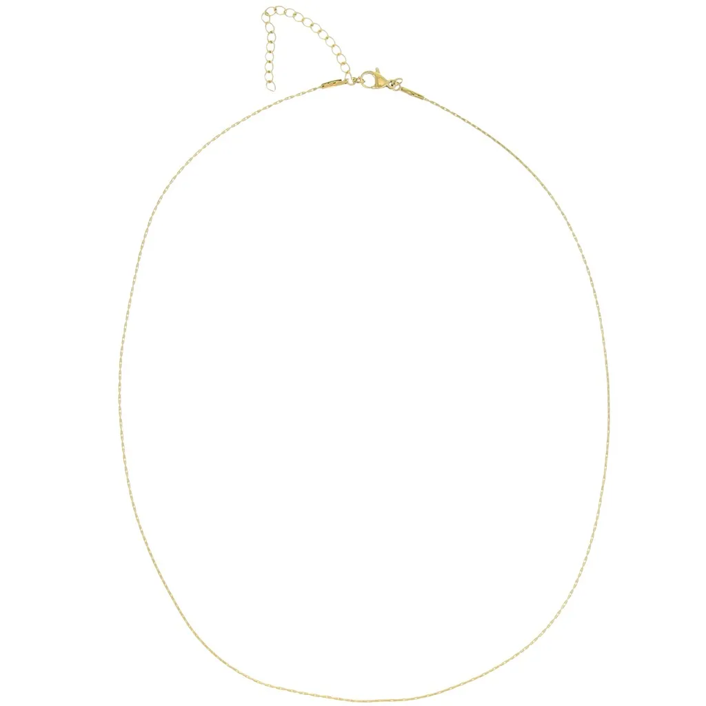 Girocollo a maglia Paloma 0,9 mm - Acciaio inossidabile 316L dorato x48cm