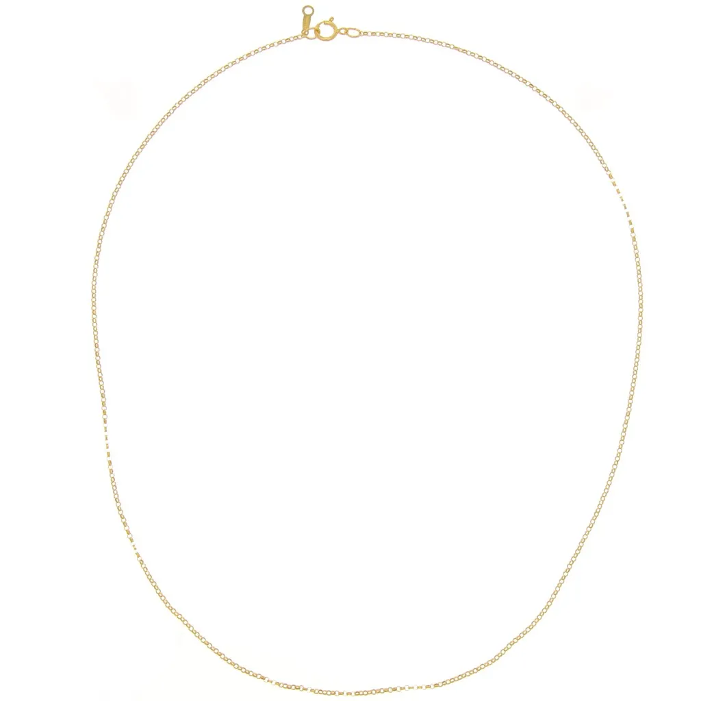 Girocollo a maglia veneziana da 0,8 mm - Gold filled 14K x41cm