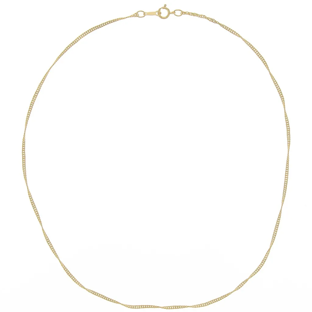 Girocollo maglia Singapore 1.6 mm - Gold filled x41cm