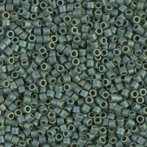 Miyuki Delica 10/0 DBM0373 - Mat Metallic Sage Green Luster x8g