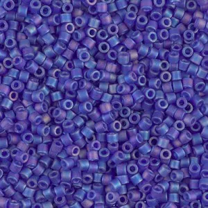 Miyuki Delica 10/0 DBM0864 - Mat Transparent Cobalt AB x8g