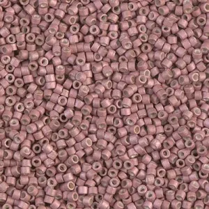 Miyuki Delica 11/0 DB1166 - Galvanized Mat Pink Blush x8g
