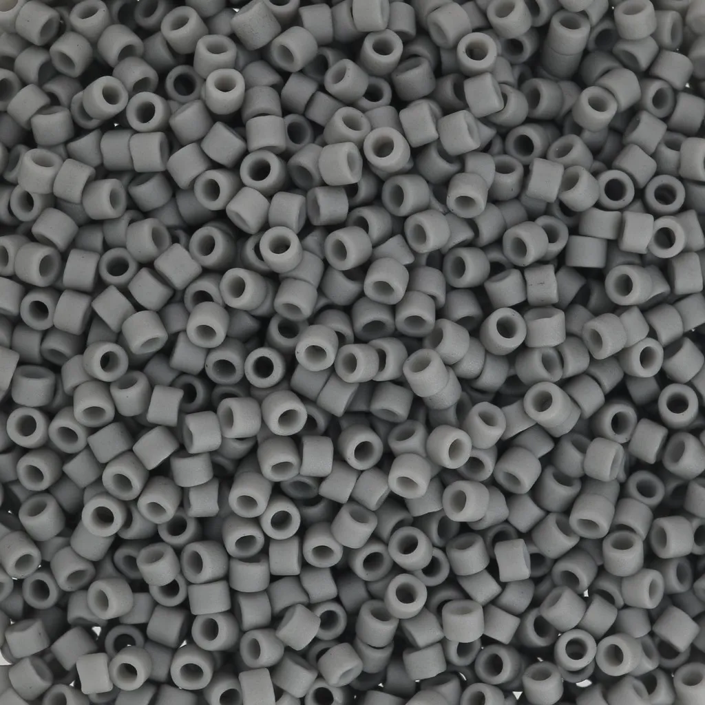 Miyuki Delica 11/0 DB2409 - Mat Opaque Charcoal x8g