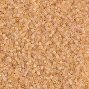 Miyuki Delica 15/0 DBS0852 - Mat Transparent Light Topaz AB x5g