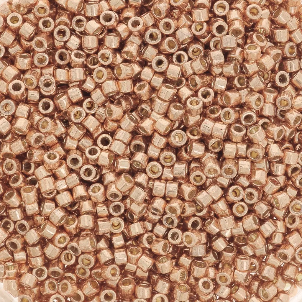 Miyuki Delica Duracoat 11/0 DB2518 - Glavanized Rose Gold x8g