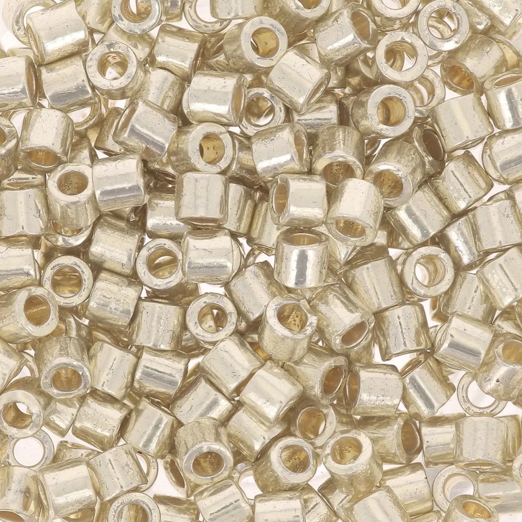 Miyuki Delica Duracoat 8/0 DBL1831 - Galvanized Silver x8g