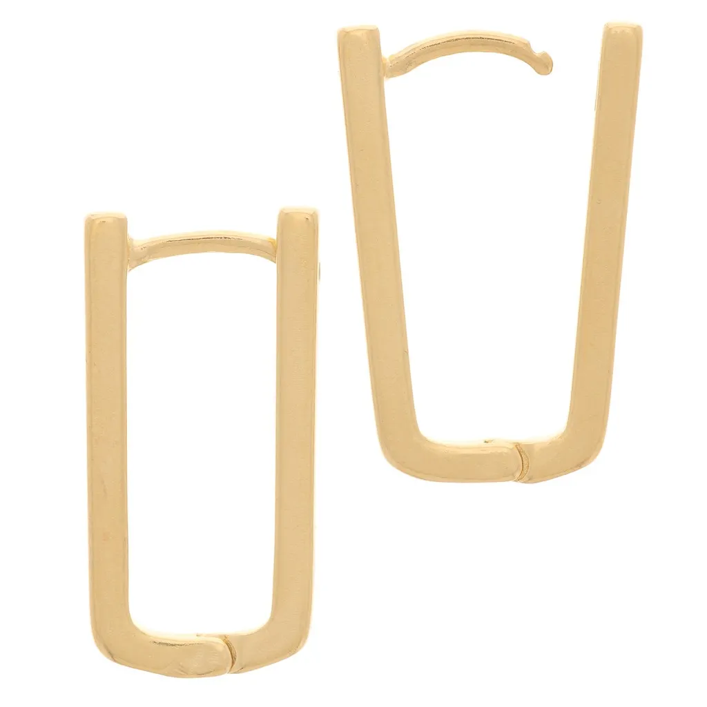 Monachelle rettangolari 21x11 mm da decorare - Dorate con oro fino x2