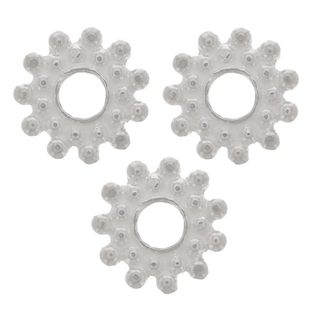 Perla rondella a forma di fiore 9 mm - Argento 925 x1
