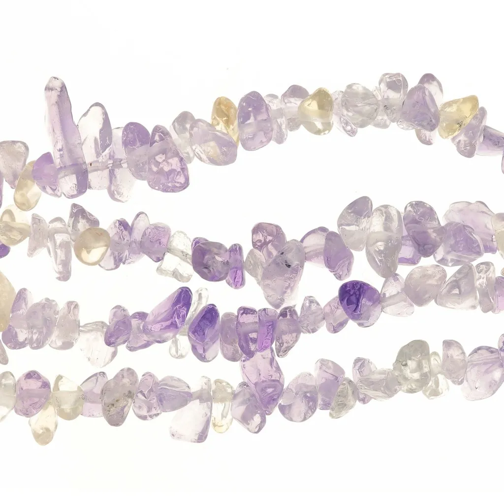 Perle chips 5 - 8 mm pietre semi preziose - Ametrina x80cm