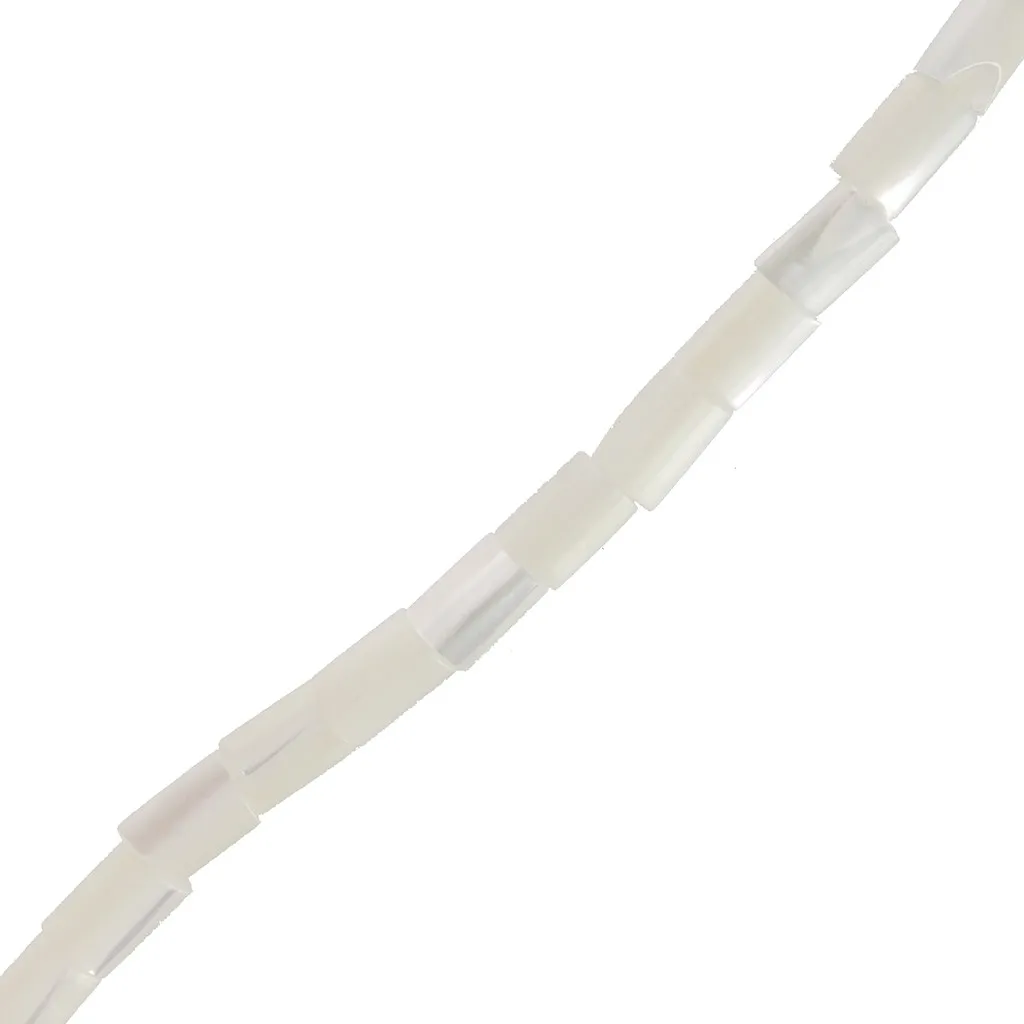 Perle madreperla tubo 5x3 mm - Naturale x40cm