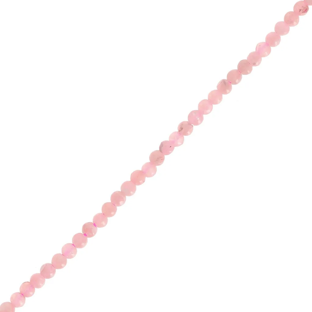 Perline rotonde da 2 mm in pietra semipreziosa - Rodocrosite x39cm