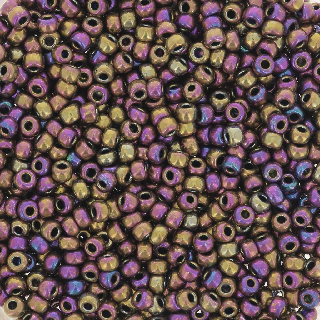 Rocaille Miyuki 11/0 188 - Metallic Purple Gold Iris x8g