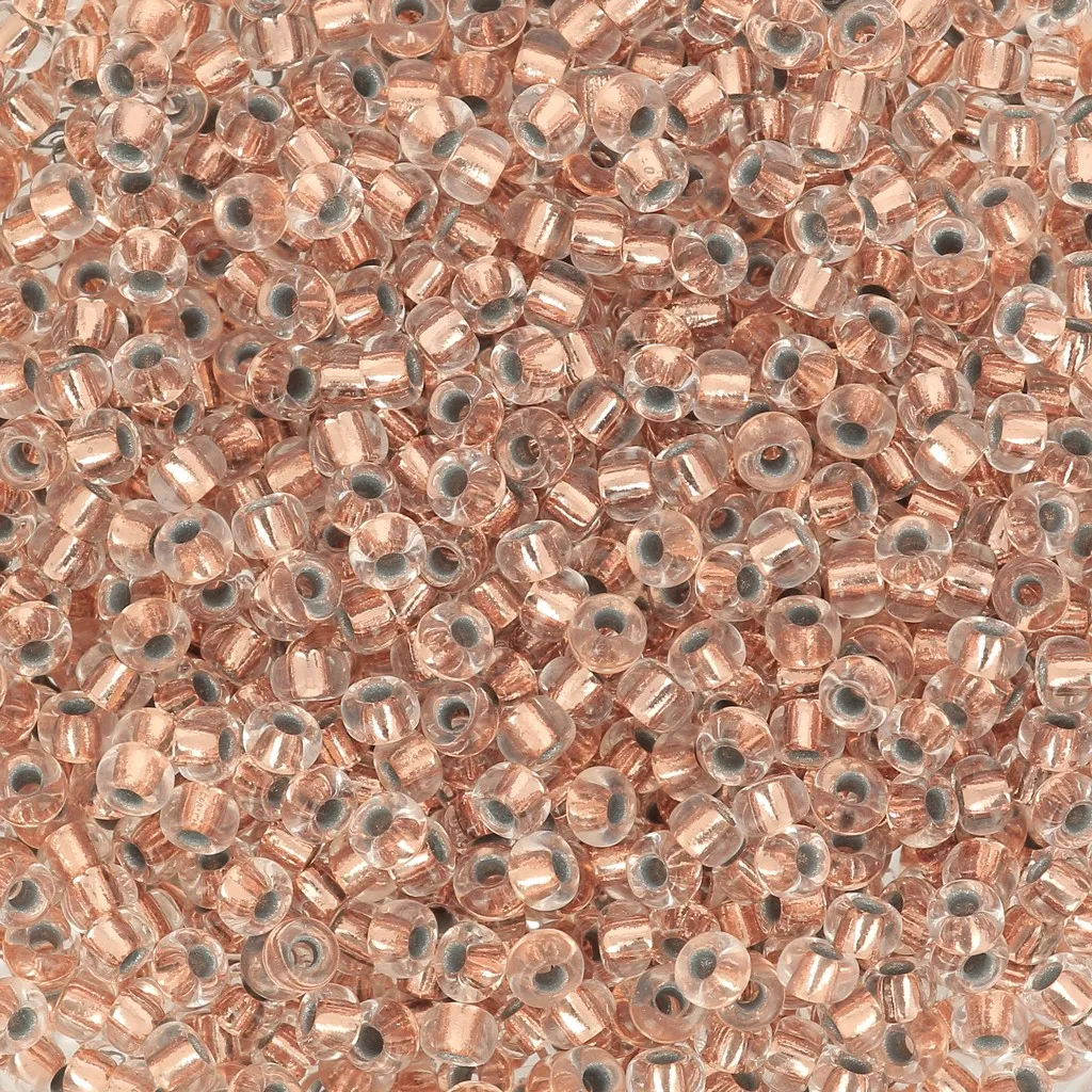 Rocaille Miyuki 11/0 197 - Crystal Copper Lined x8g