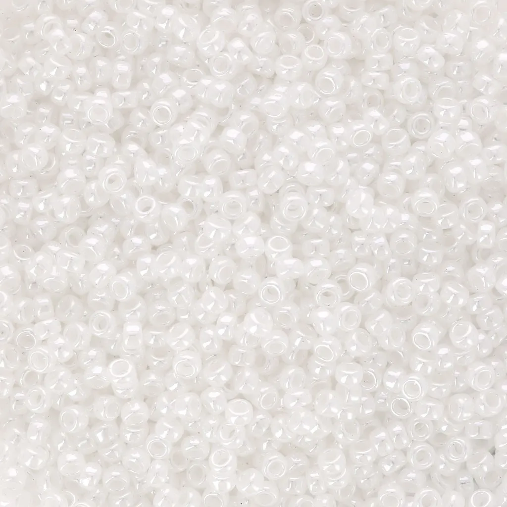 Rocaille Miyuki Duracoat 15/0 528 - White Pearl Ceylon paquet de 100g