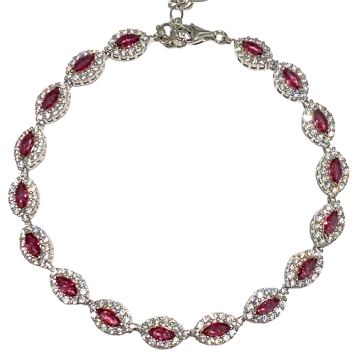BRACCIALE TENNIS GOCCIA FRAGOLA