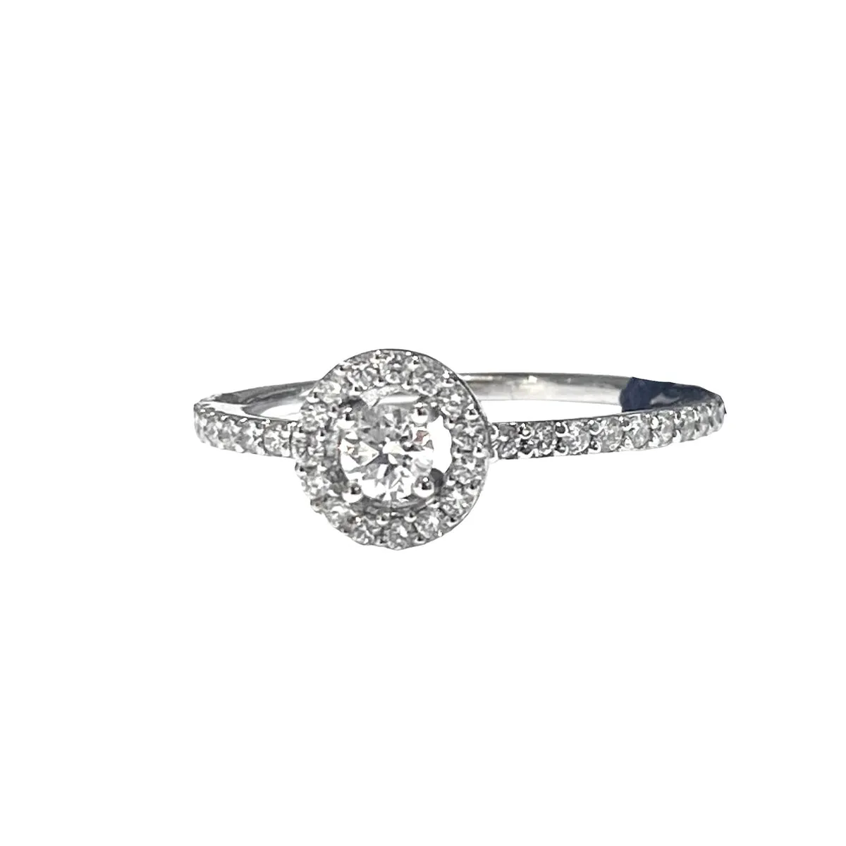 SOLITARIO TONDO IN DIAMANTI