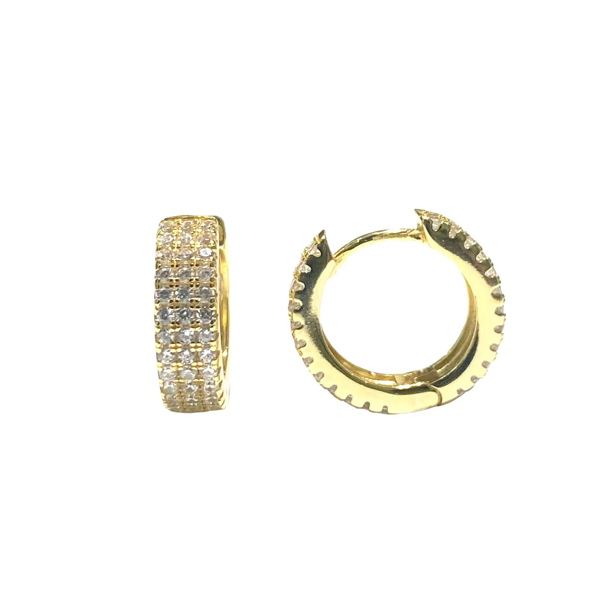 CERCHI CON ZIRCONI GOLD