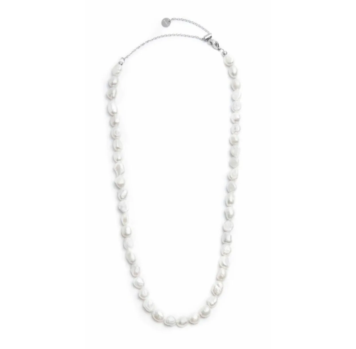 COLLANA MARLU' DONNA con perle di fiume masticate