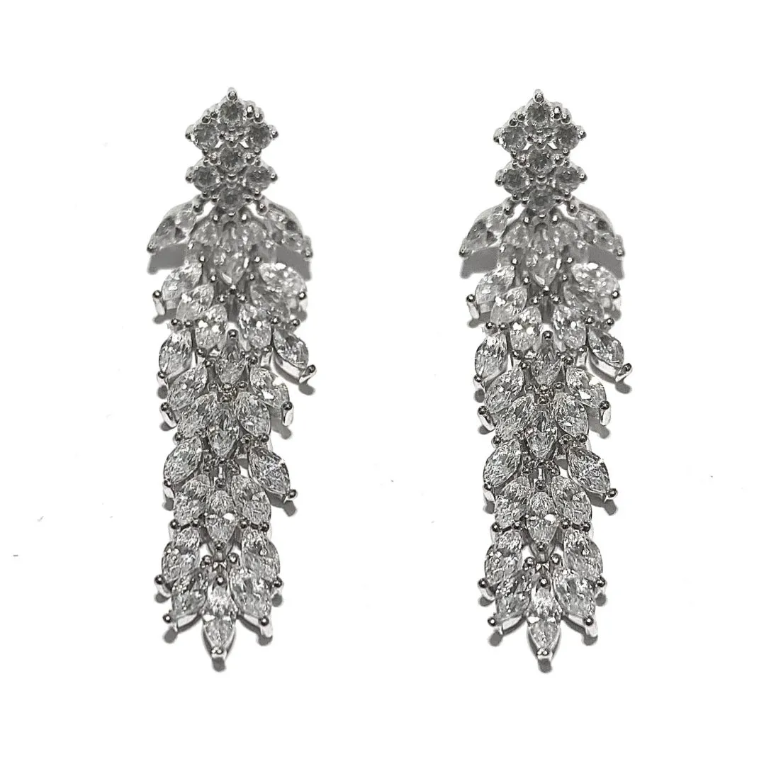 ORECCHINI CASCATA DI ZIRCONI