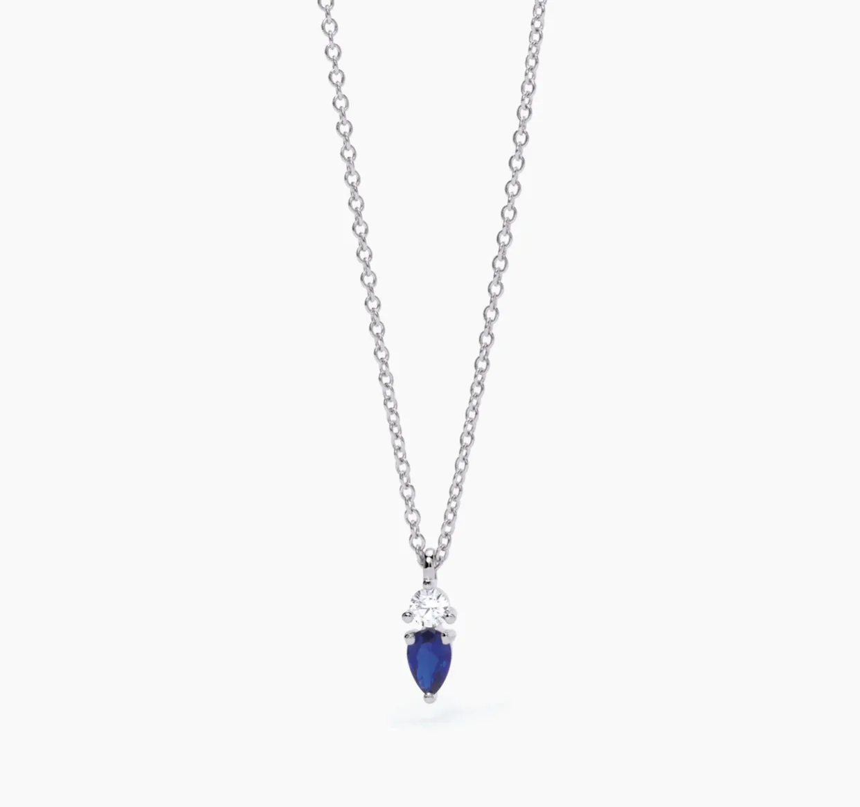 Collana donna Mabina con zaffiro sintetico ROYAL