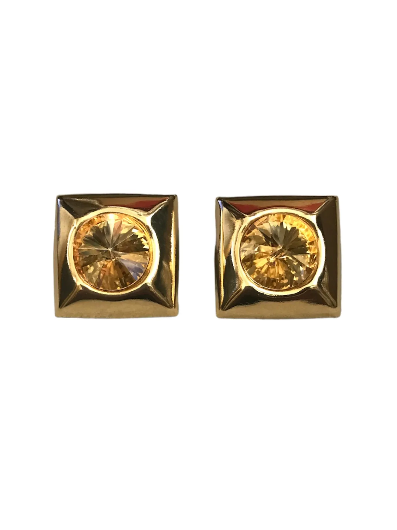 Orecchini Diamond Accessori bottoni champagne